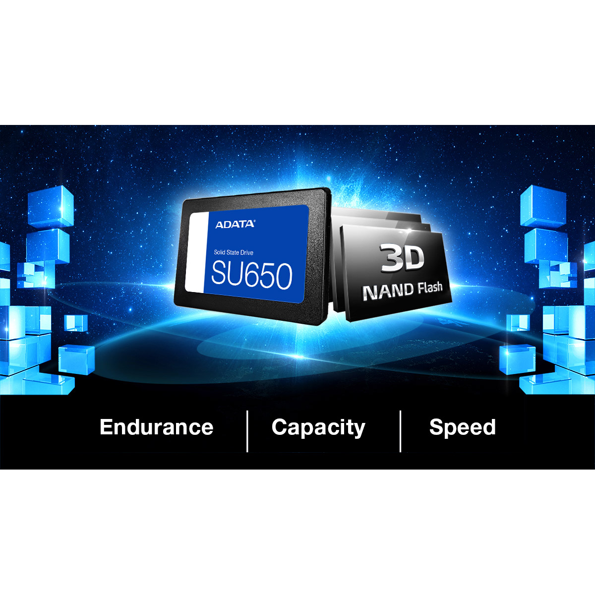 SSD диск ADATA Ultimate SU650 960GB 2.5" SATA (ASU650SS-960GT-R)