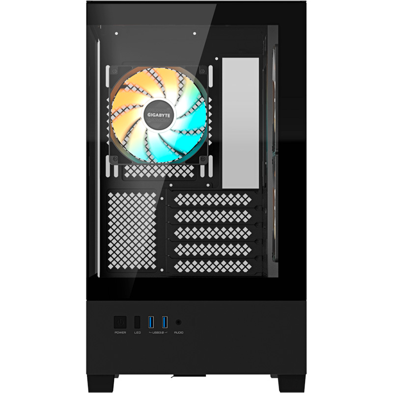 Корпус GIGABYTE C201 Panoramic Black (GB-C201P)