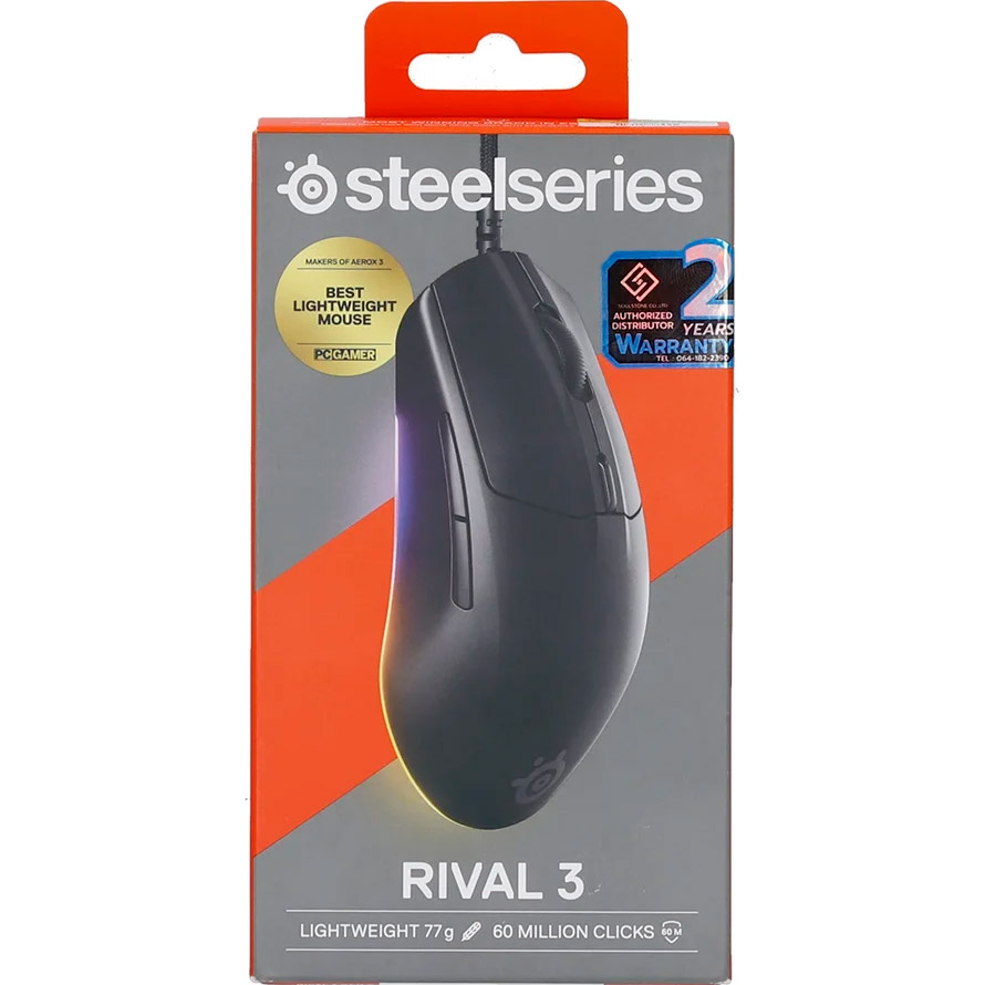 Миша ігрова STEELSERIES Rival 3 Gen 2 Black (62515)