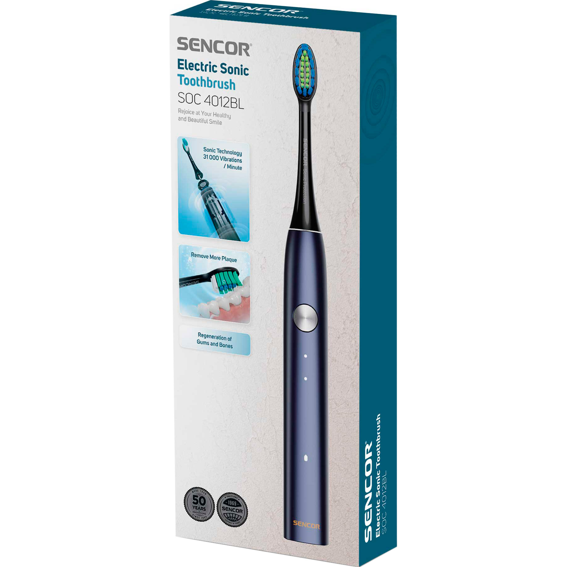 Электрическая зубная щётка SENCOR SOC 4012BL Blue (41021696)