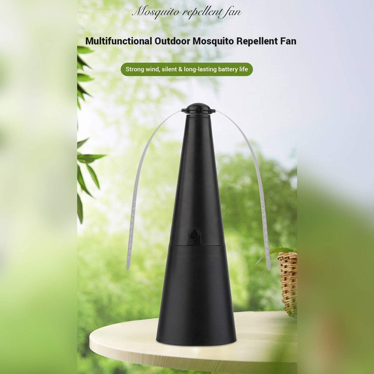 Веерный отпугиватель насекомых VOLTRONIC Fan Fly Repeller Black