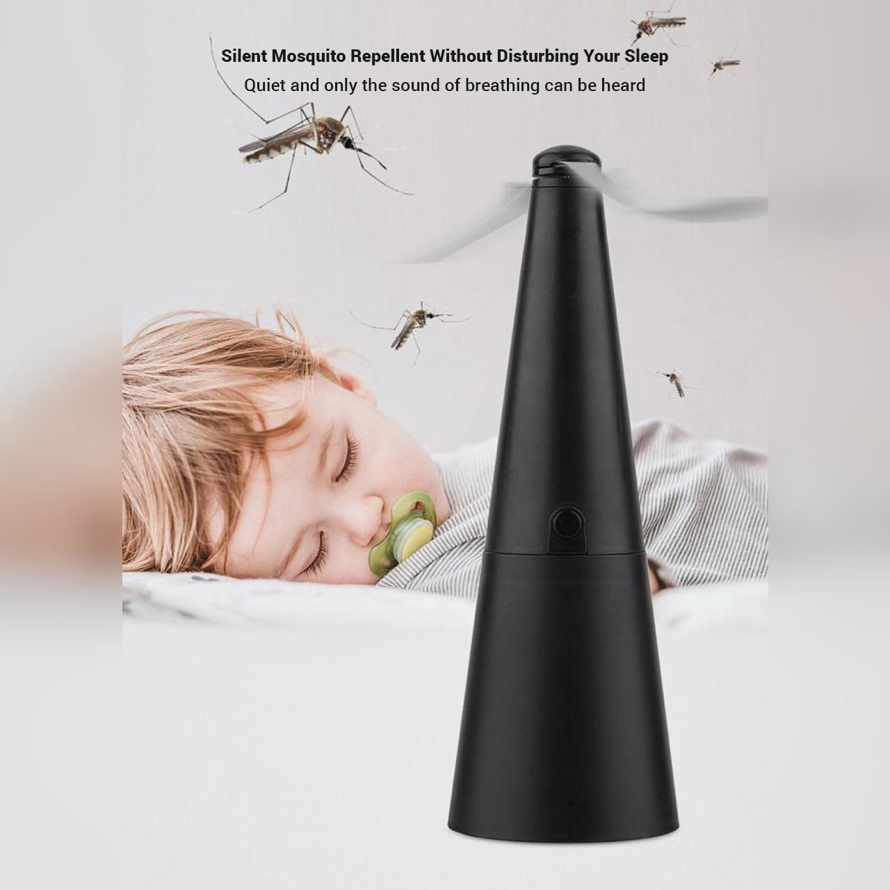 Веерный отпугиватель насекомых VOLTRONIC Fan Fly Repeller Black