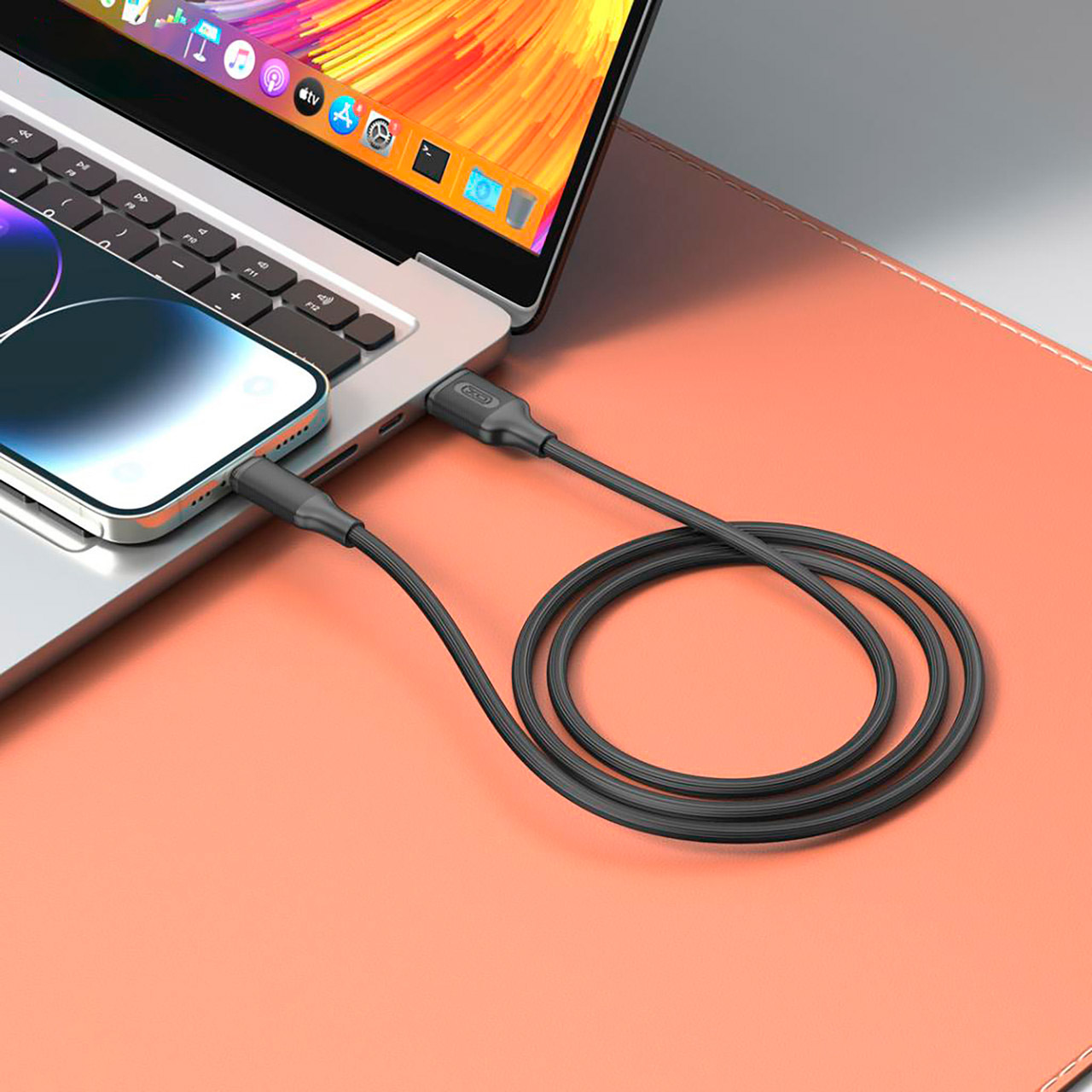 Кабель XO NB265 USB-A to Type-C 1м Black