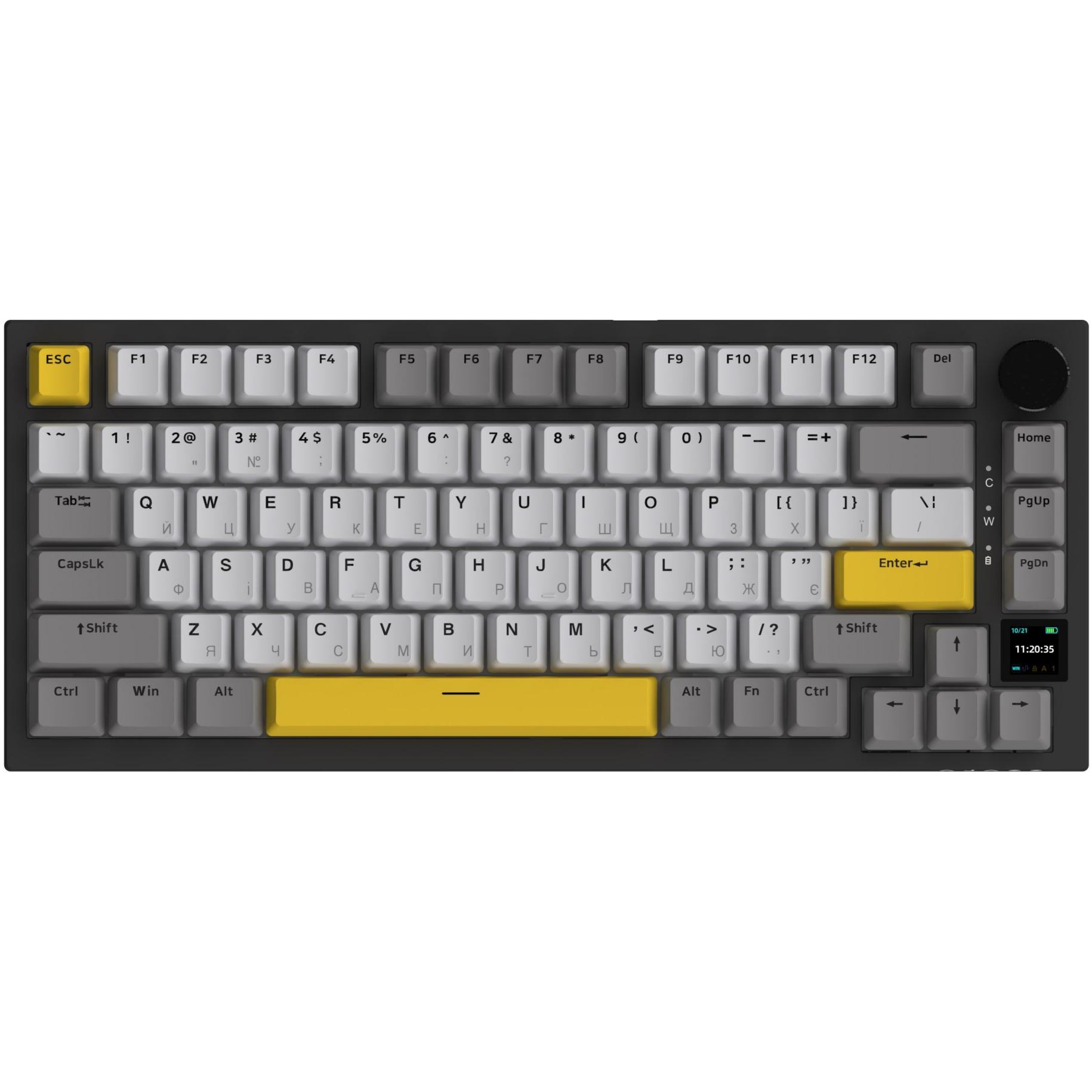 Клавіатура бездротова AJAZZ AK820 Pro Gift Switch Black