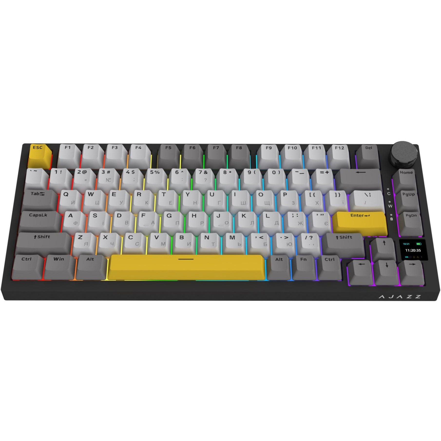 Клавіатура бездротова AJAZZ AK820 Pro Gift Switch Black
