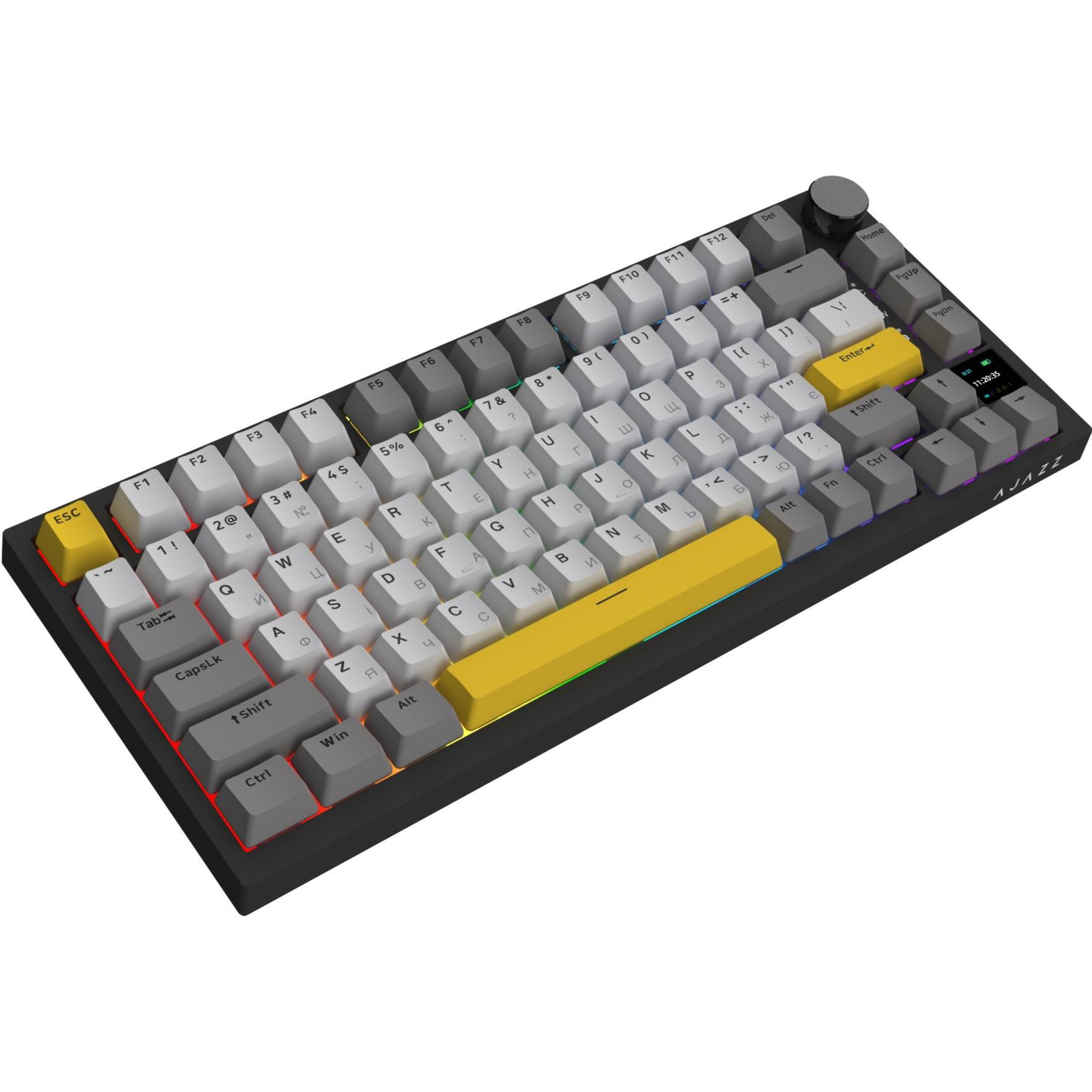 Клавіатура бездротова AJAZZ AK820 Pro Gift Switch Black