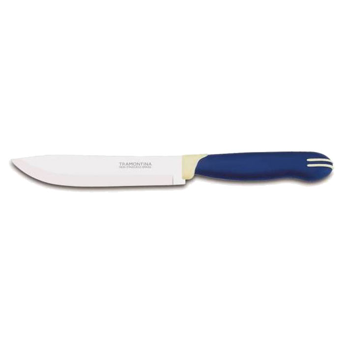 Нож кухонный TRAMONTINA Multicolor Blue/White 152мм (23522/116)