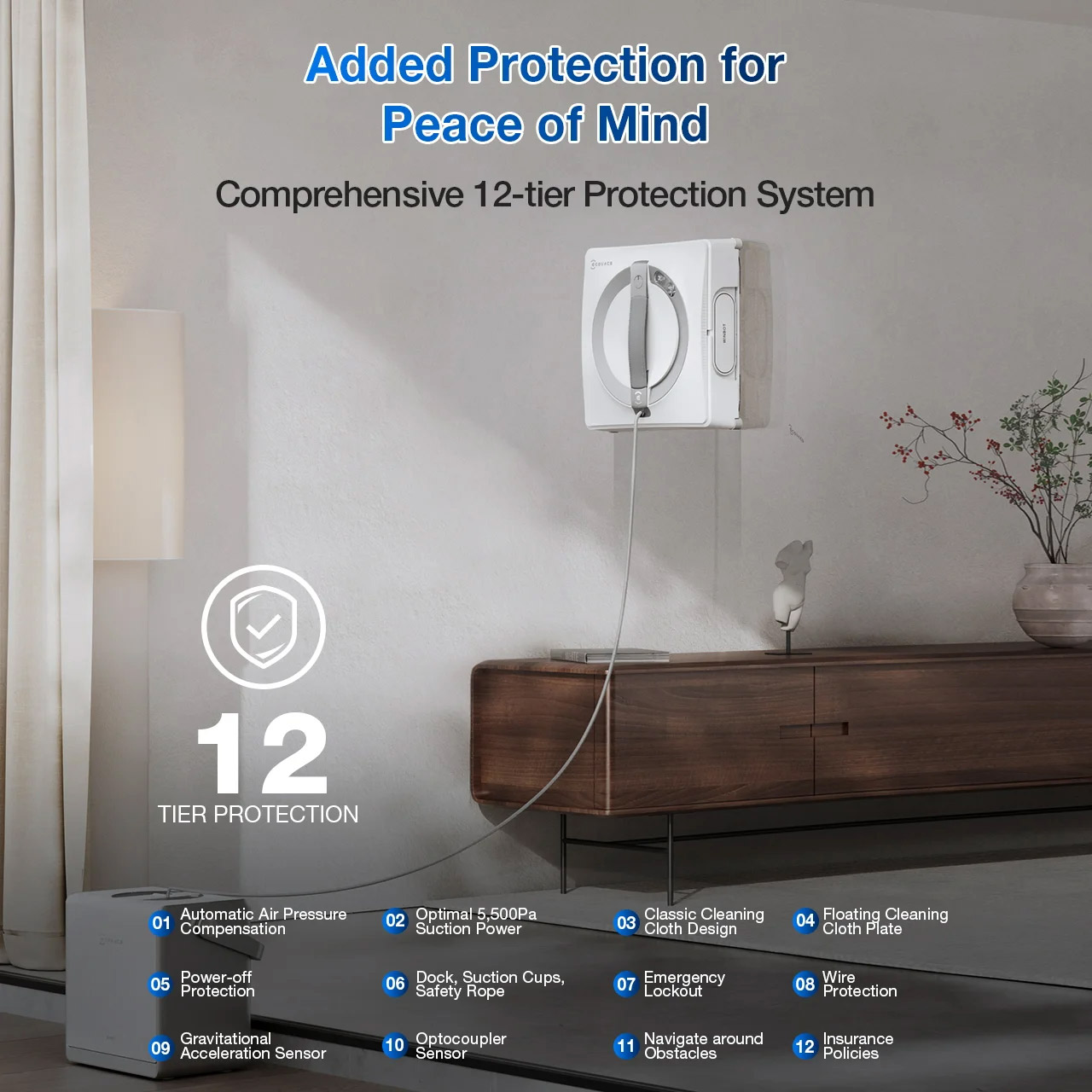 Робот для миття вікон ECOVACS Winbot W2 Pro Omni