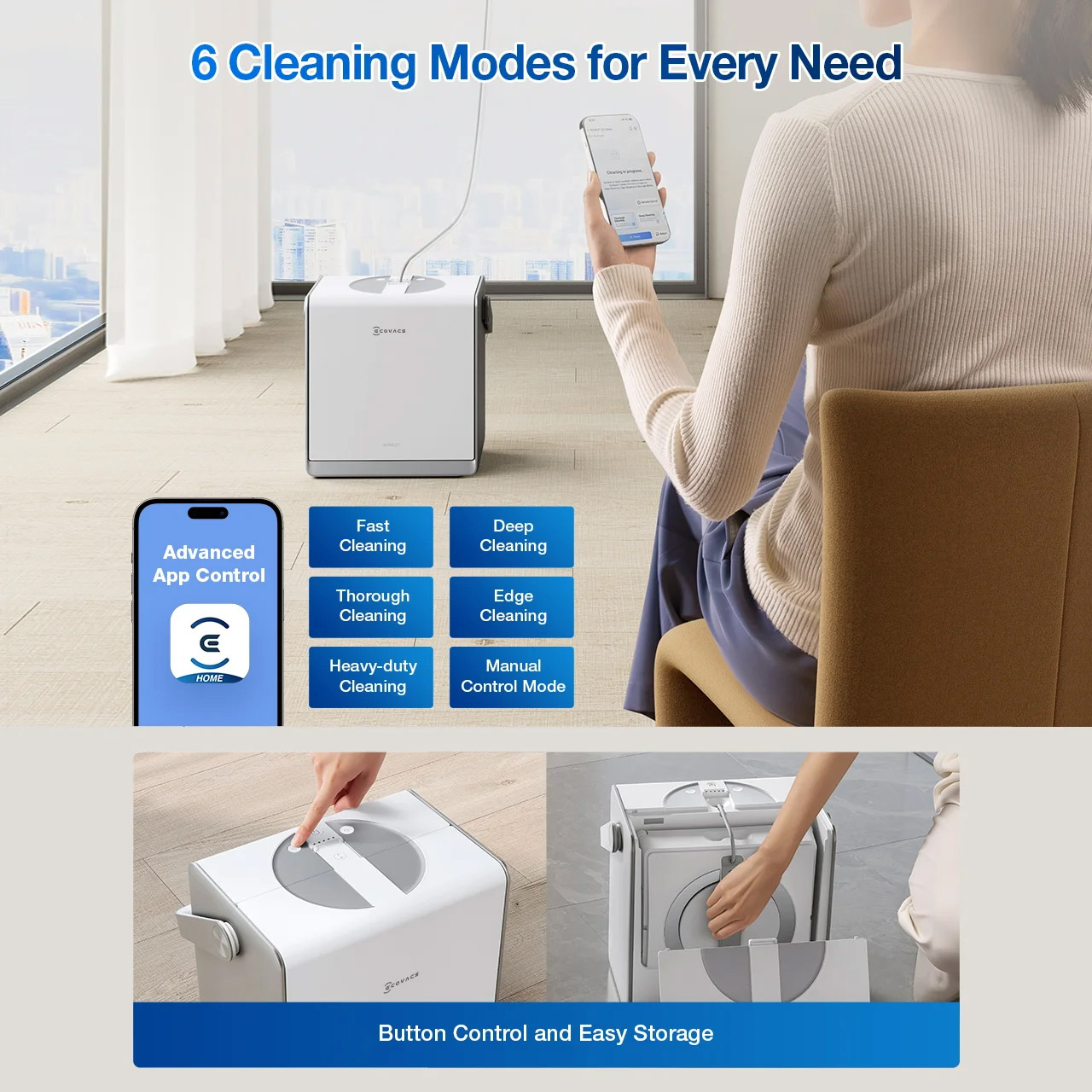 Робот для миття вікон ECOVACS Winbot W2 Pro Omni