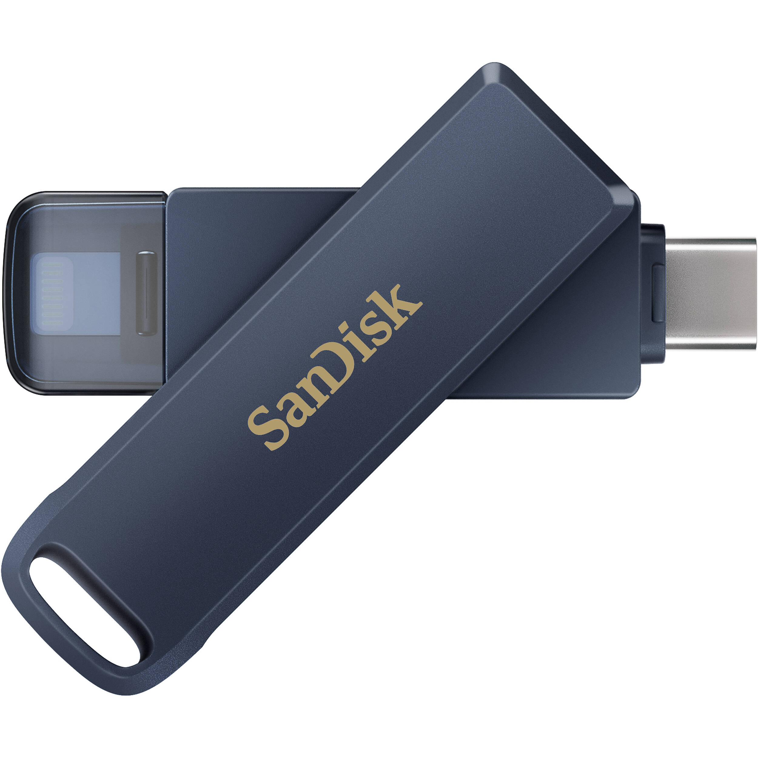 Флешка 128GB SANDISK Phone Drive for iPhone USB 3.2 Lightning/USB-C Metallic Sky (SDIXD0N-128G-GN6NE)
