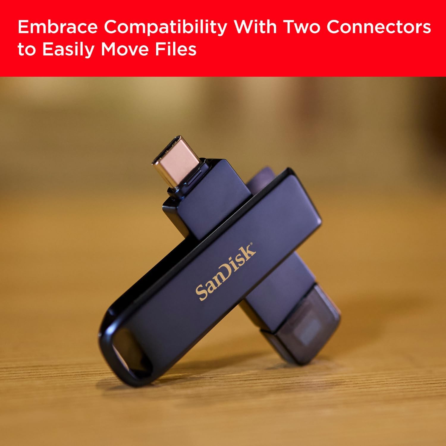 Флешка 128GB SANDISK Phone Drive for iPhone USB 3.2 Lightning/USB-C Metallic Sky (SDIXD0N-128G-GN6NE)