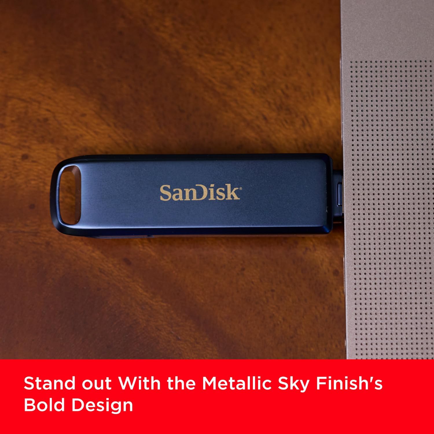 Флешка 128GB SANDISK Phone Drive for iPhone USB 3.2 Lightning/USB-C Metallic Sky (SDIXD0N-128G-GN6NE)