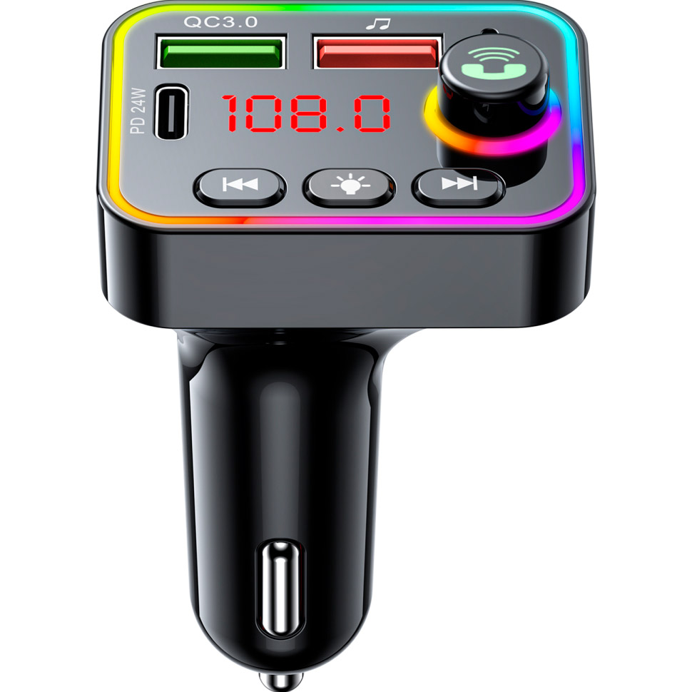FM-трансмітер HAVIT HV-FM819BT Black