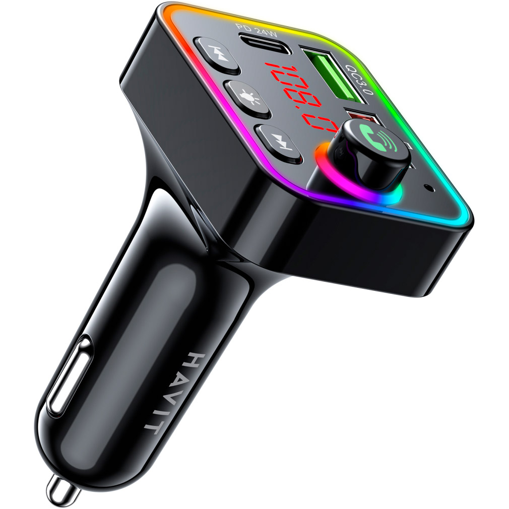 FM-трансмітер HAVIT HV-FM819BT Black