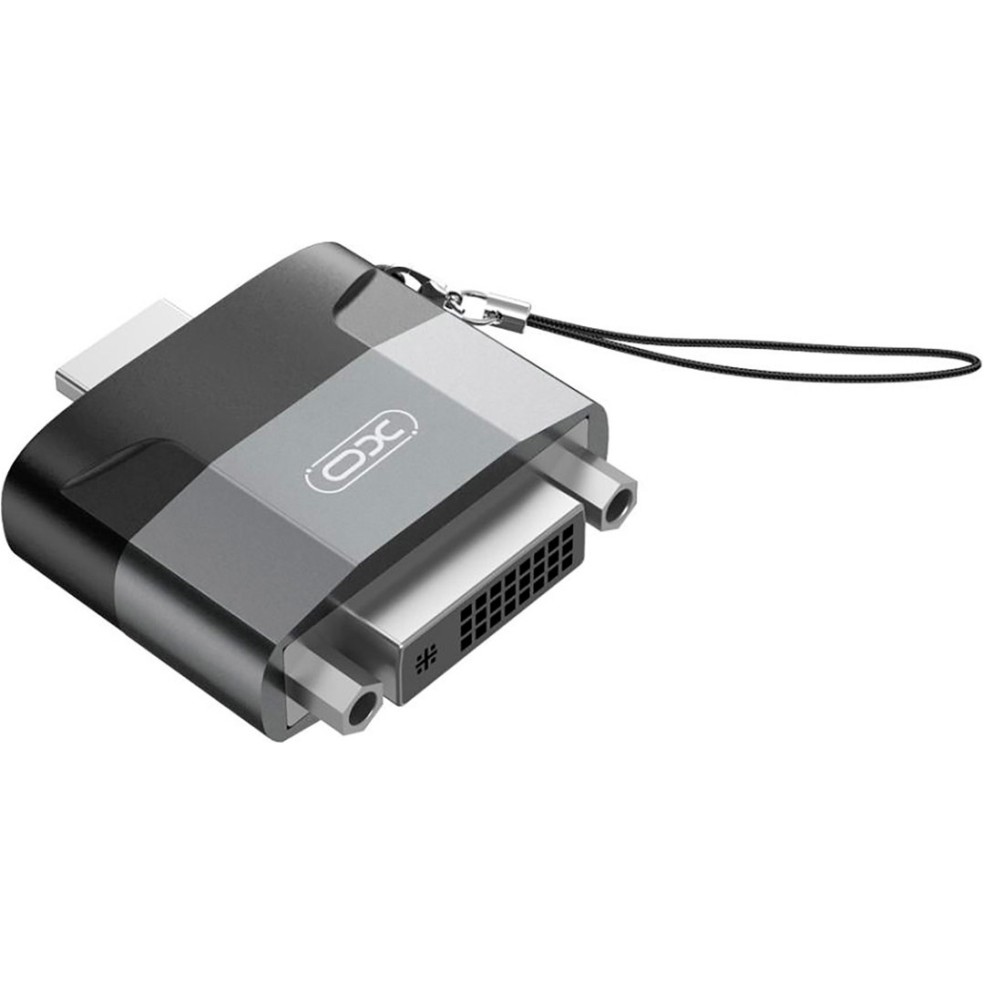 Адаптер XO GB013 HDMI - DVI Black/Gray