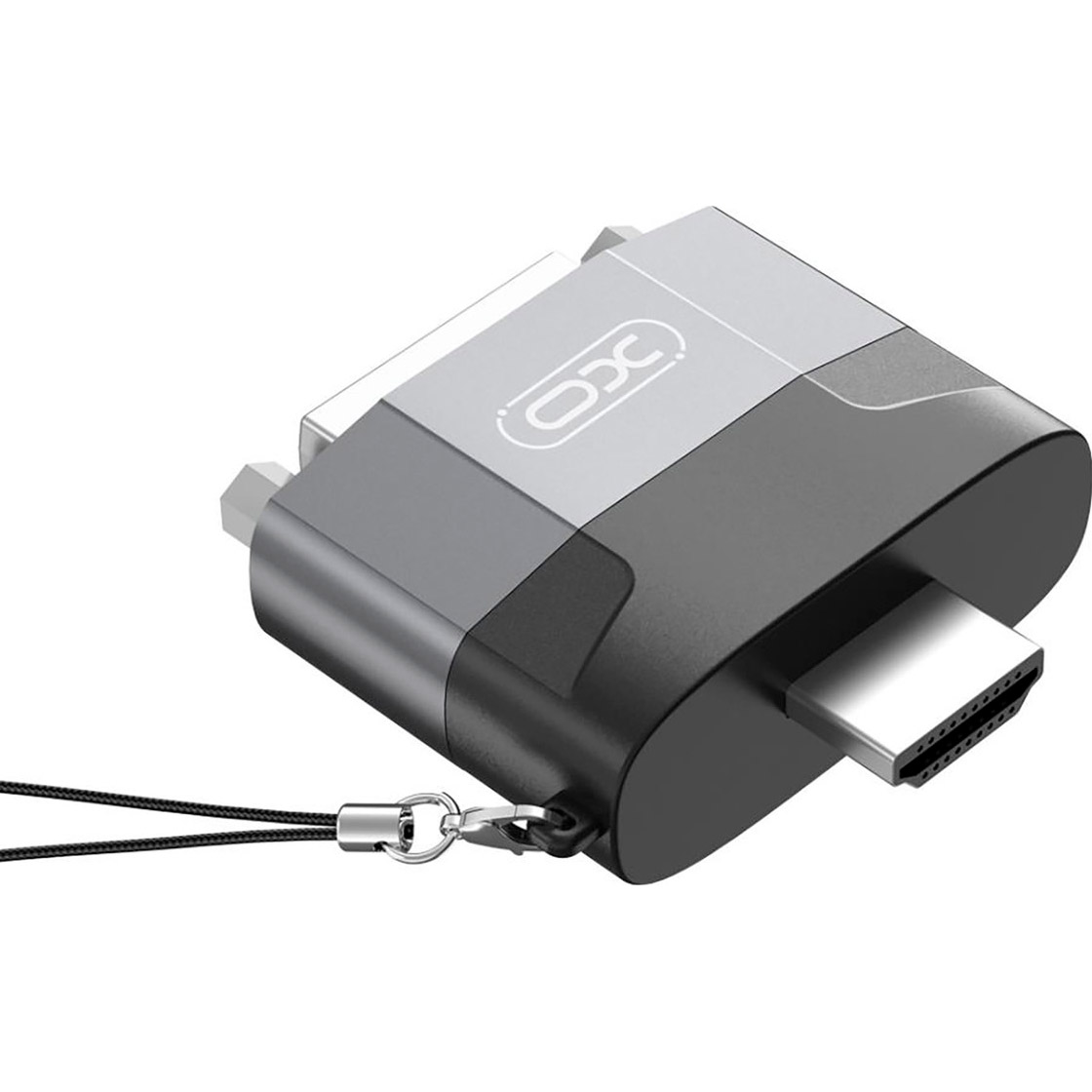 Адаптер XO GB013 HDMI - DVI Black/Gray