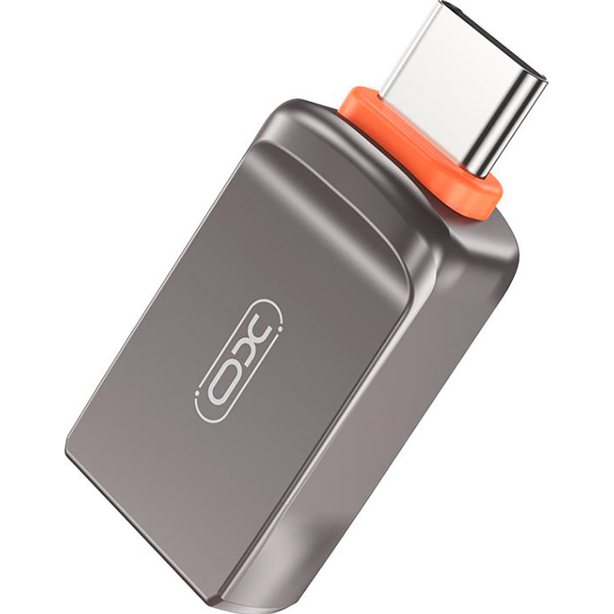 Адаптер XO NB281B USB-A to Type-C Tarnish