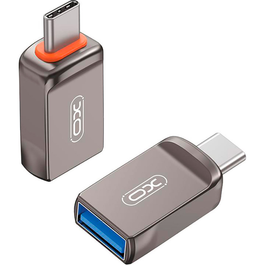 Адаптер XO NB281B USB-A to Type-C Tarnish