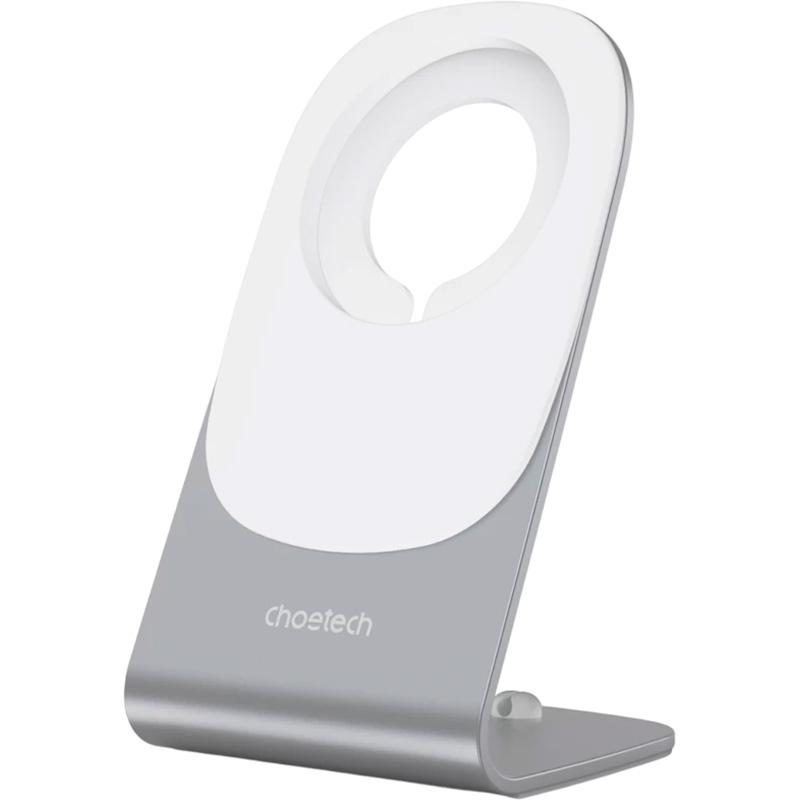 Бездротовий зарядний пристрій CHOETECH T518-F 15W Wireless Charger + Holder White