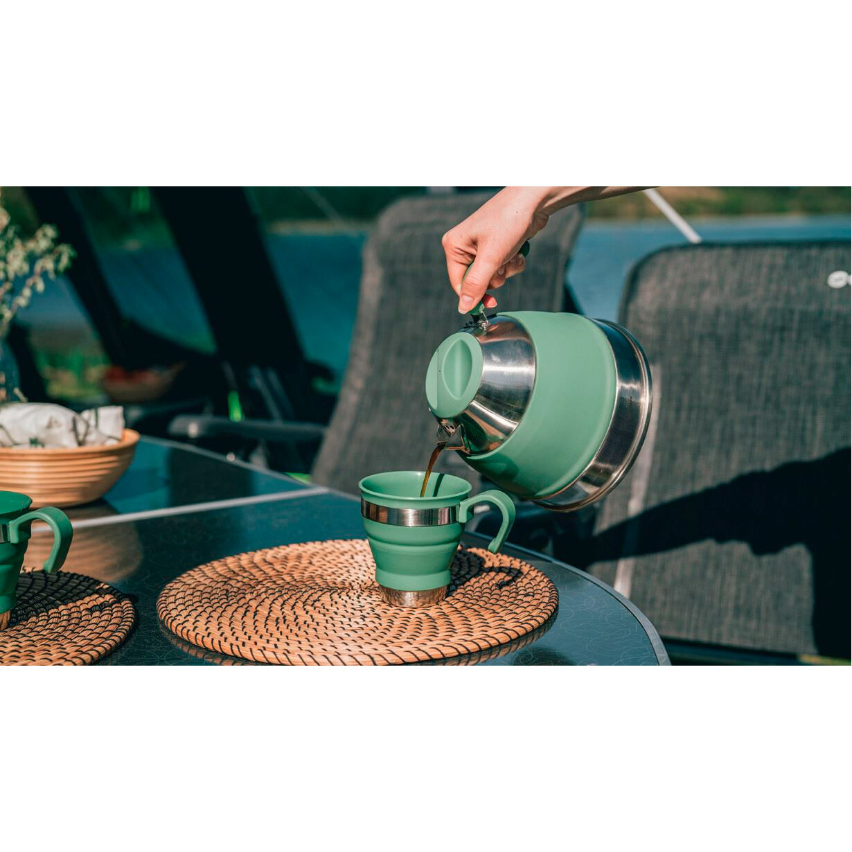 Туристичний чайник OUTWELL Collaps Kettle Navy Night