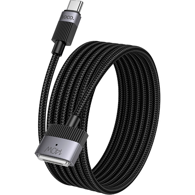 Кабель живлення для ноутбука HOCO U141 Magnetic charging cable Type-C to Mag3 1.8м Black