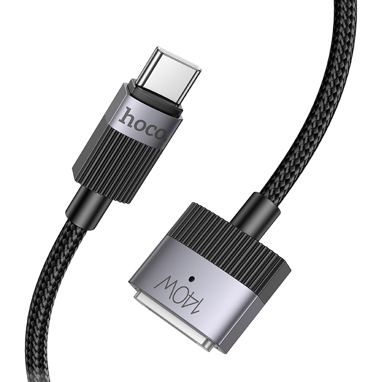 Кабель живлення для ноутбука HOCO U141 Magnetic charging cable Type-C to Mag3 1.8м Black