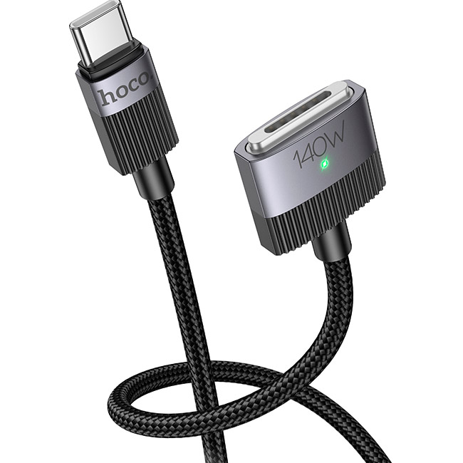 Кабель живлення для ноутбука HOCO U141 Magnetic charging cable Type-C to Mag3 1.8м Black