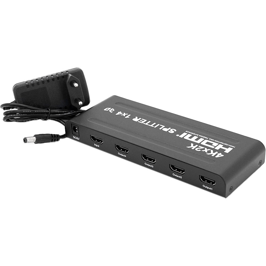 HDMI сплиттер 1 to 4 VOLTRONIC YT-S-HDMI1=>4-4KM