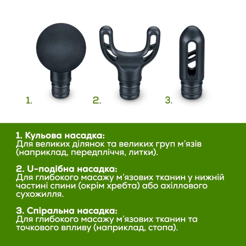 Массажный пистолет BEURER MG 89 Black (10434)