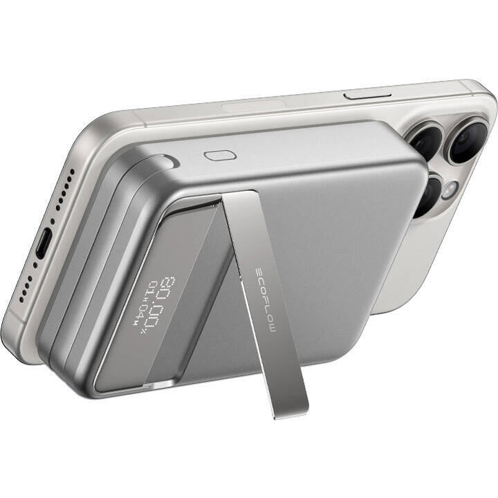 Повербанк MagSafe ECOFLOW RAPID Magnetic Power Bank 65W 10000mAh Silver
