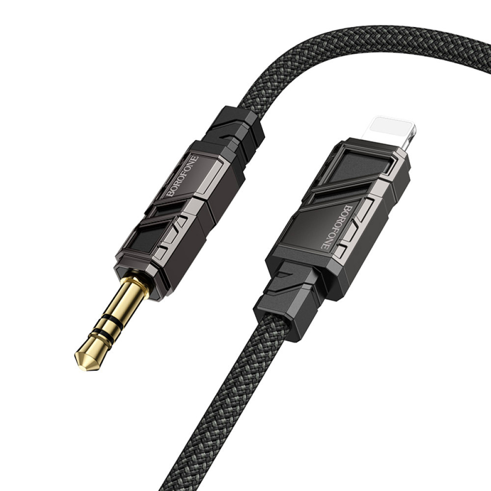 Кабель BOROFONE BL22 Dignity Digital Audio Conversion Cable Lightning - AUX 1м Black