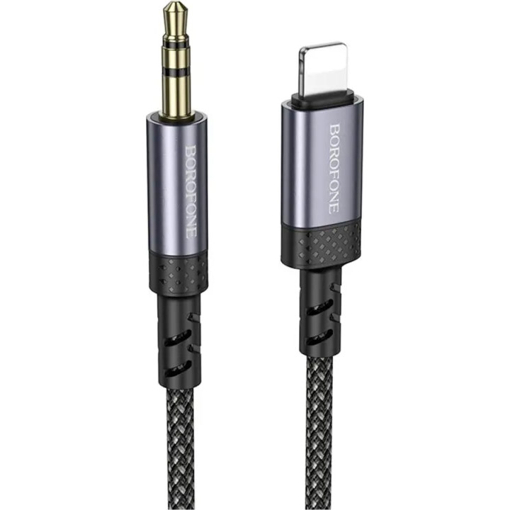 Кабель BOROFONE BL24 Graceful Digital Audio Conversion Cable Lightning - AUX 1м Black