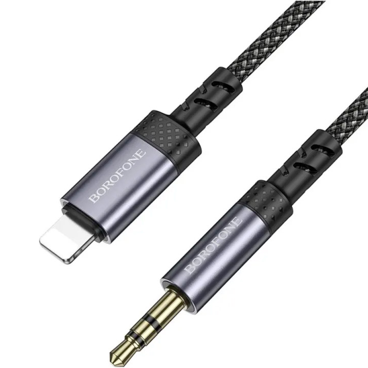 Кабель BOROFONE BL24 Graceful Digital Audio Conversion Cable Lightning - AUX 1м Black