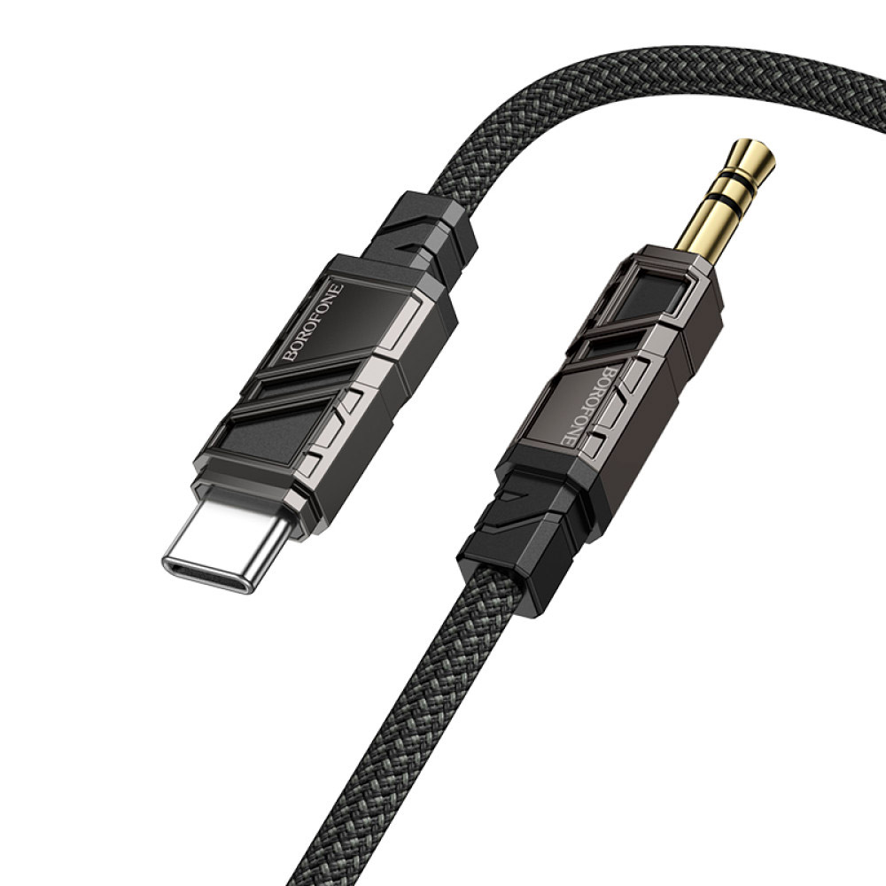 Кабель BOROFONE BL22 Dignity Digital Audio Conversion Cable USB-C to 3.5mm 1м Black
