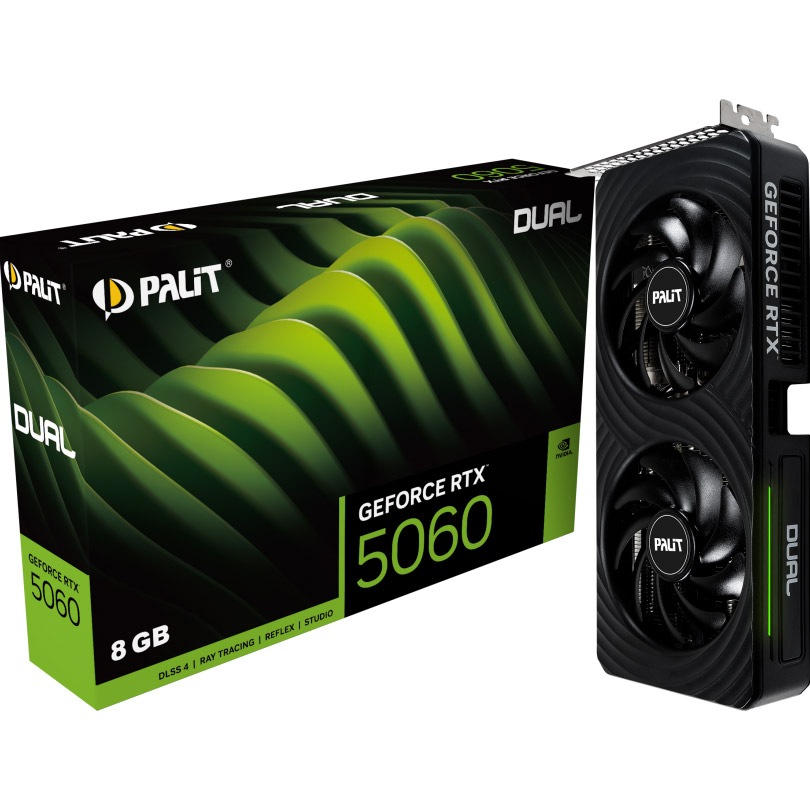 Відеокарта PALIT GeForce RTX 5060 Dual (NE75060019P1-GB2063D)