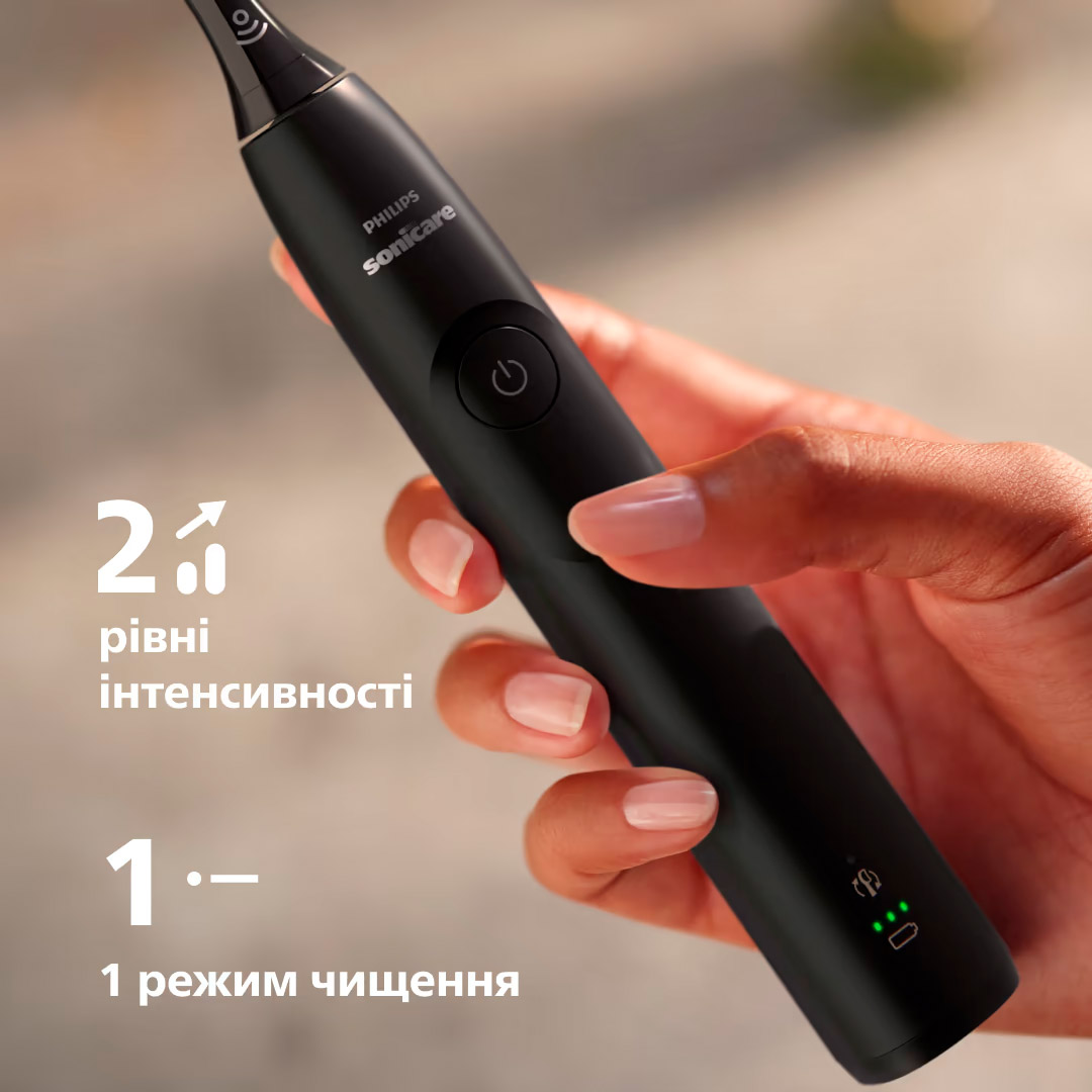 Электрическая зубная щётка PHILIPS Sonicare 5300 series Black (HX7101/01)