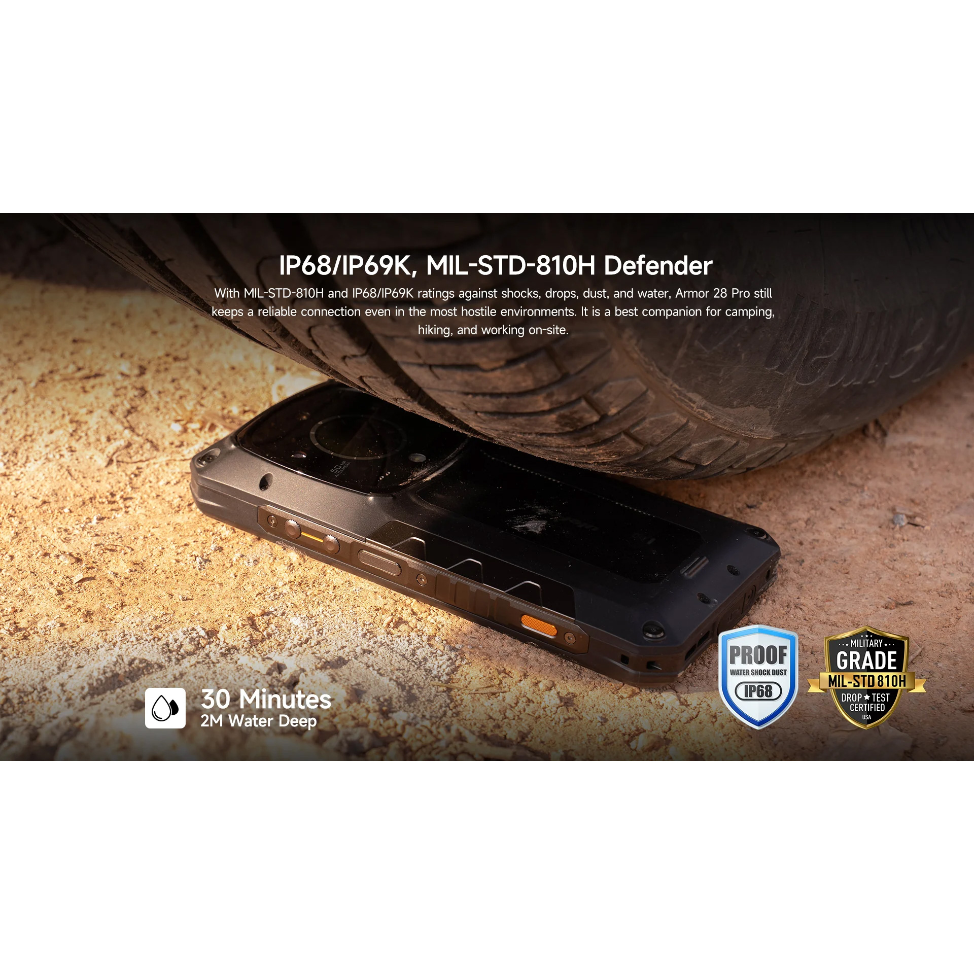 Смартфон ULEFONE Armor 28 Pro 16/512GB Epic Black
