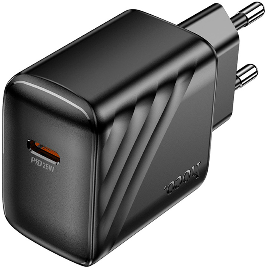 Зарядний пристрій HOCO CS24A Puerto 1xUSB-C, PD25W Black (6942007639750)