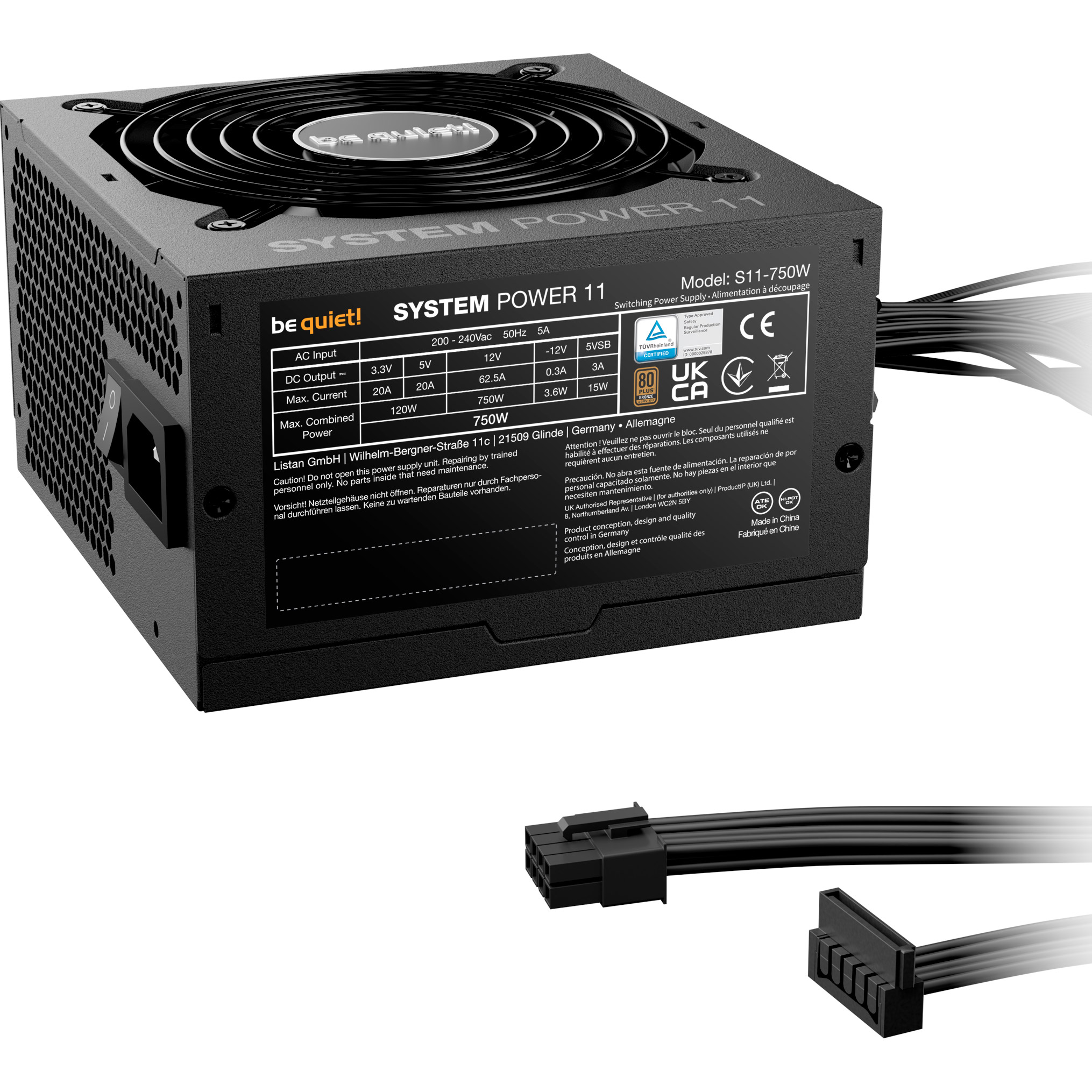 Блок живлення 750W BE QUIET! System Power 11 (BP012EU)