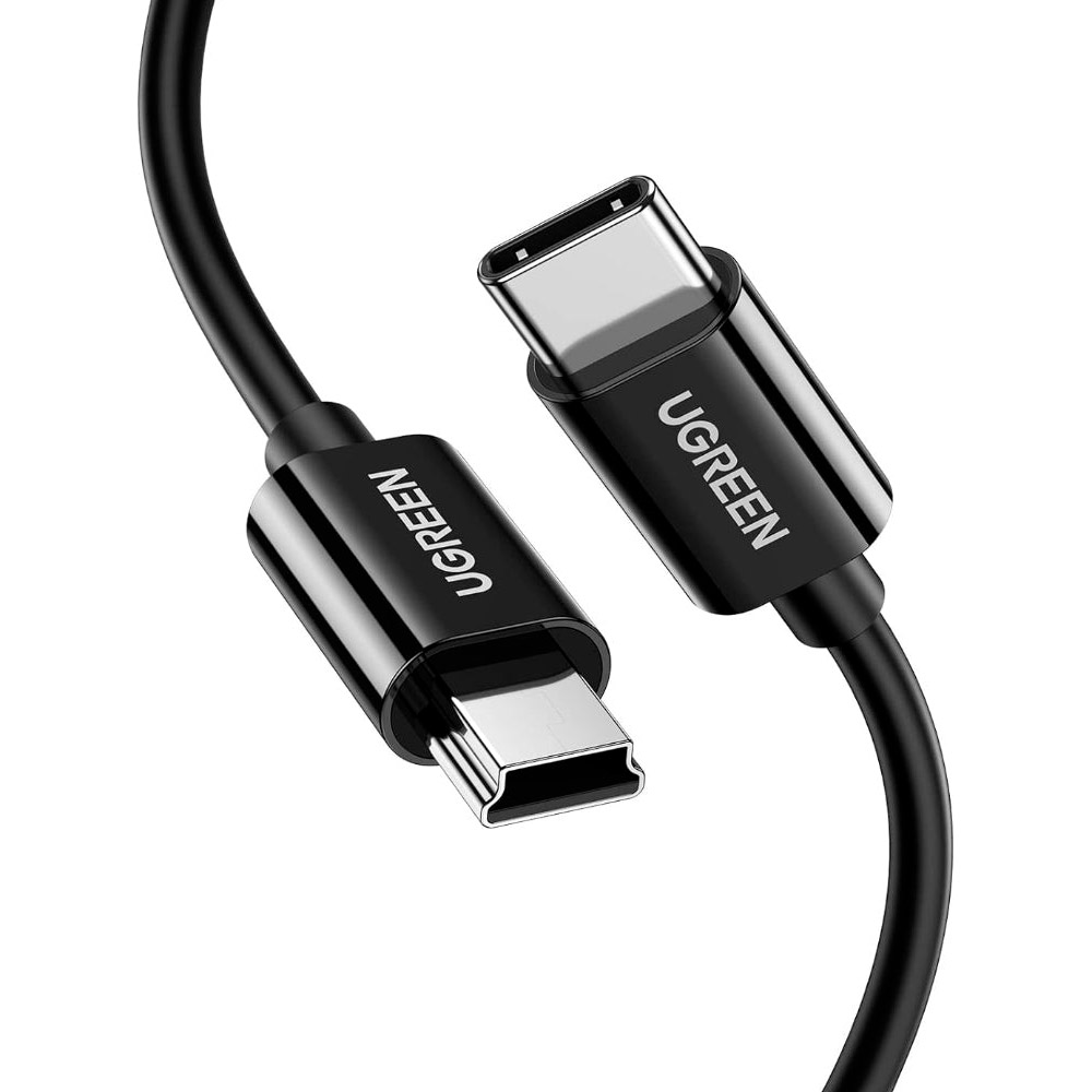 Кабель UGREEN US242 Type-C to Mini-USB 5-Pin 1м Black (50445)