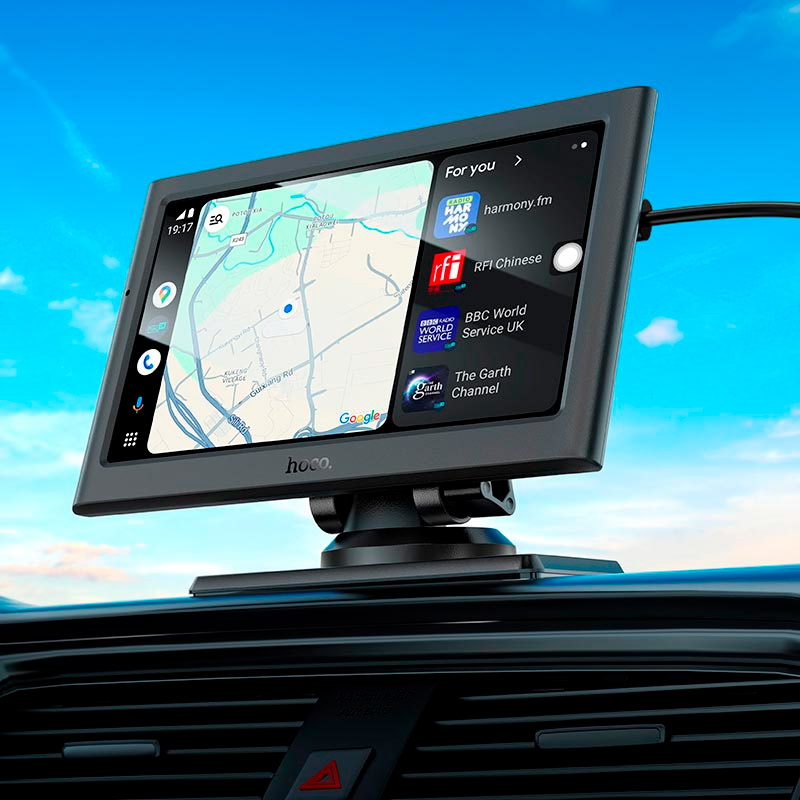 Монітор для авто HOCO HU2 Imogen 7" Car Wireless Portable Screen Black