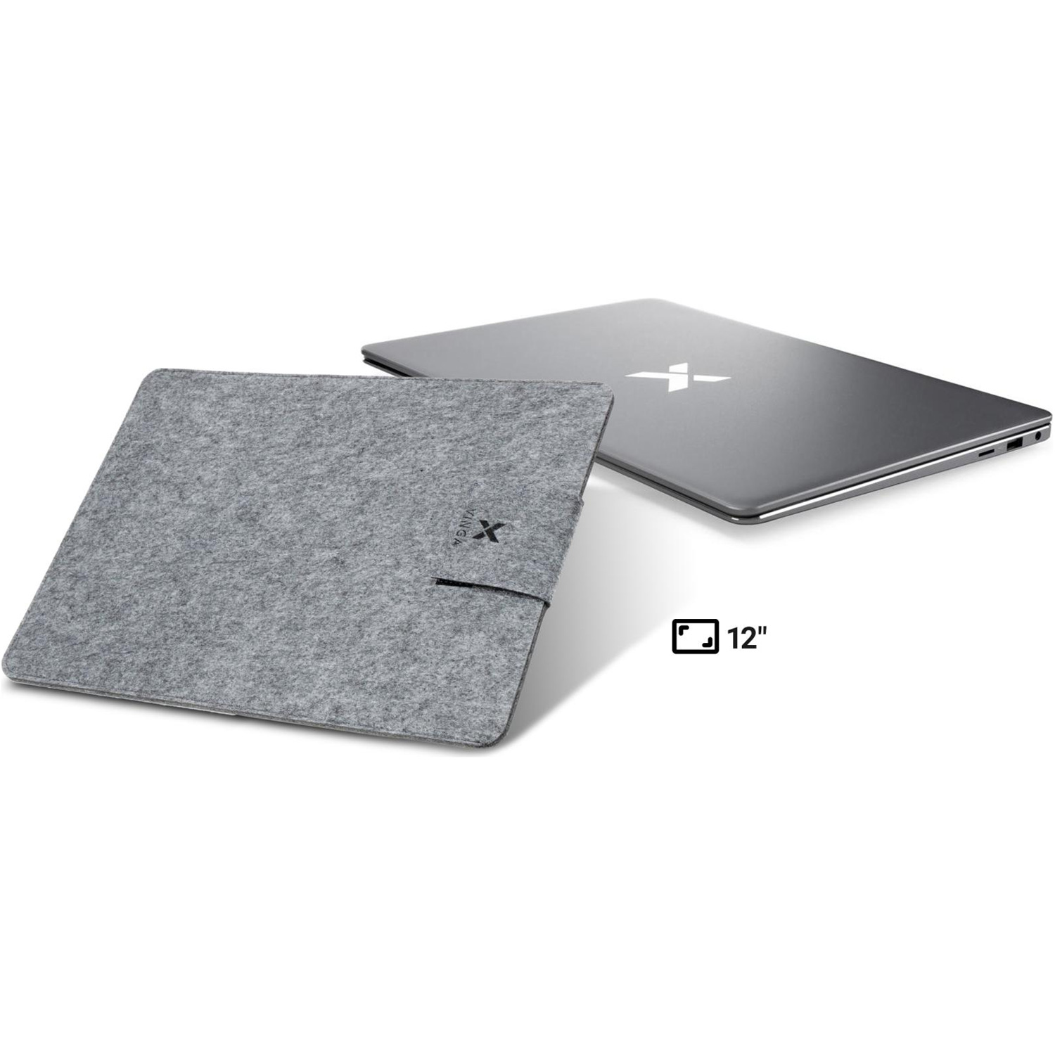 Чохол для ноутбука VINGA NSF120 12" Gray (NSF120GY)