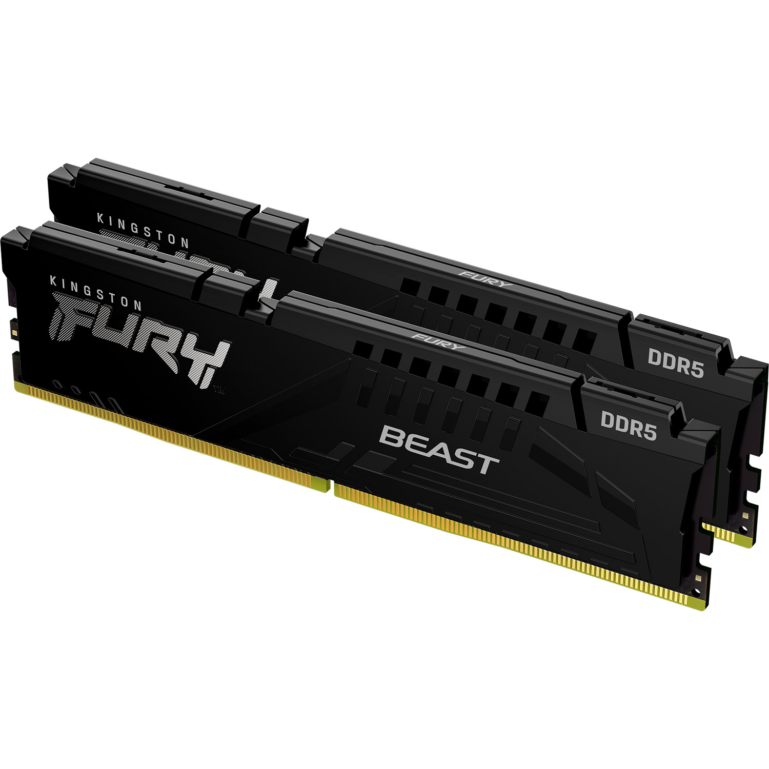 Модуль пам'яті KINGSTON FURY Beast DDR5 EXPO DDR5 5600MHz 128GB Kit 2x64GB Black (KF556C40BBK2-128)
