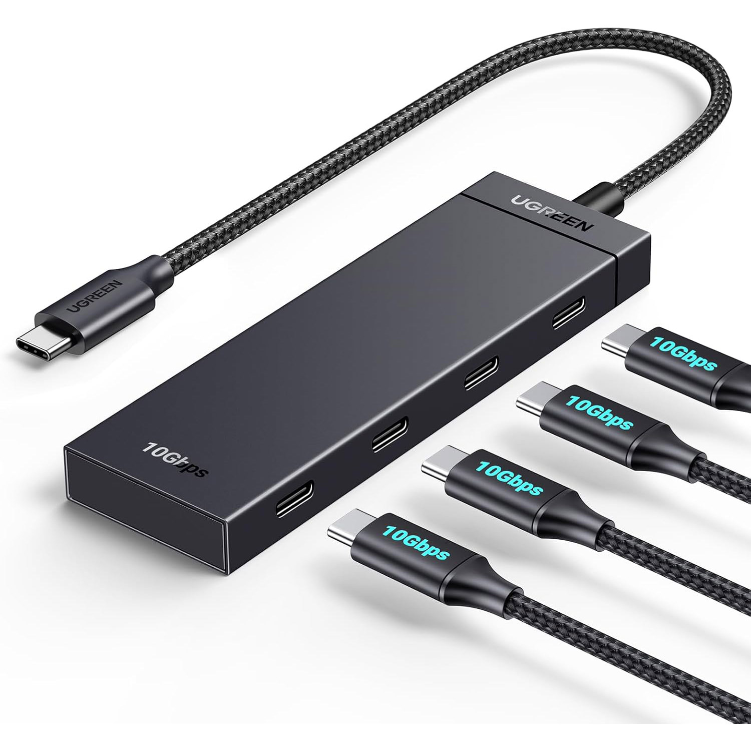 USB-хаб UGREEN CM806 4-in-1 USB-C to 4C Hub (35584)