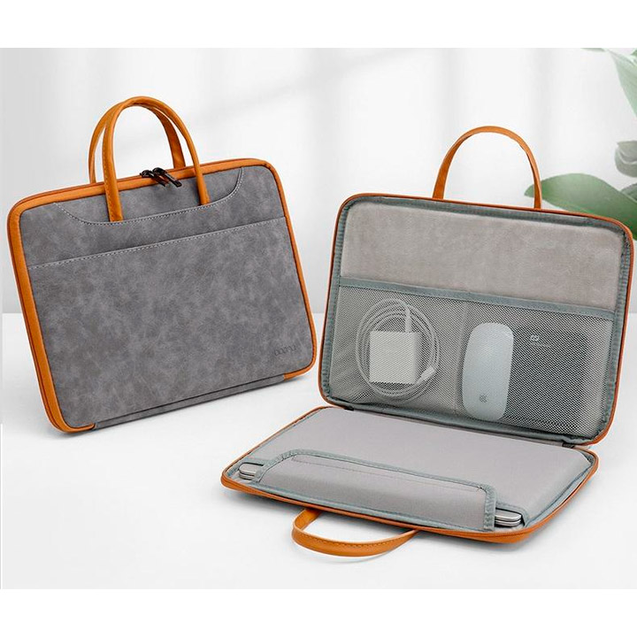 Сумка для ноутбука BOONA Laptop Bag M 14" Gray/Brown
