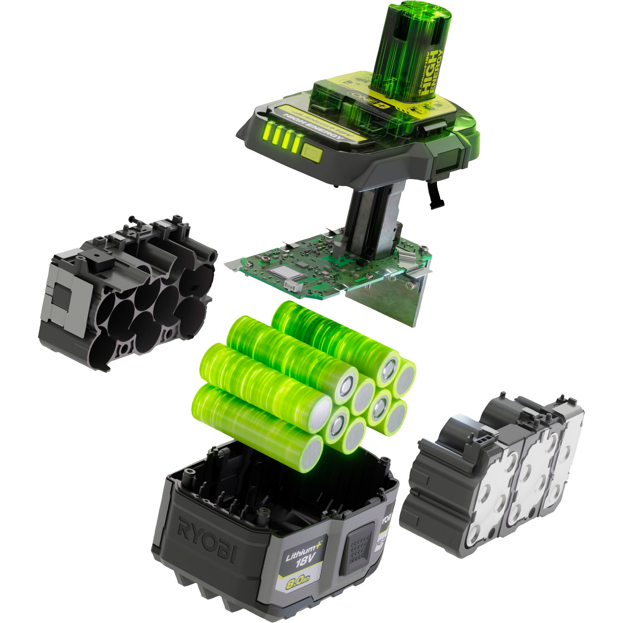 Аккумулятор RYOBI One+ 18V 8A RB1880T (5133006264)
