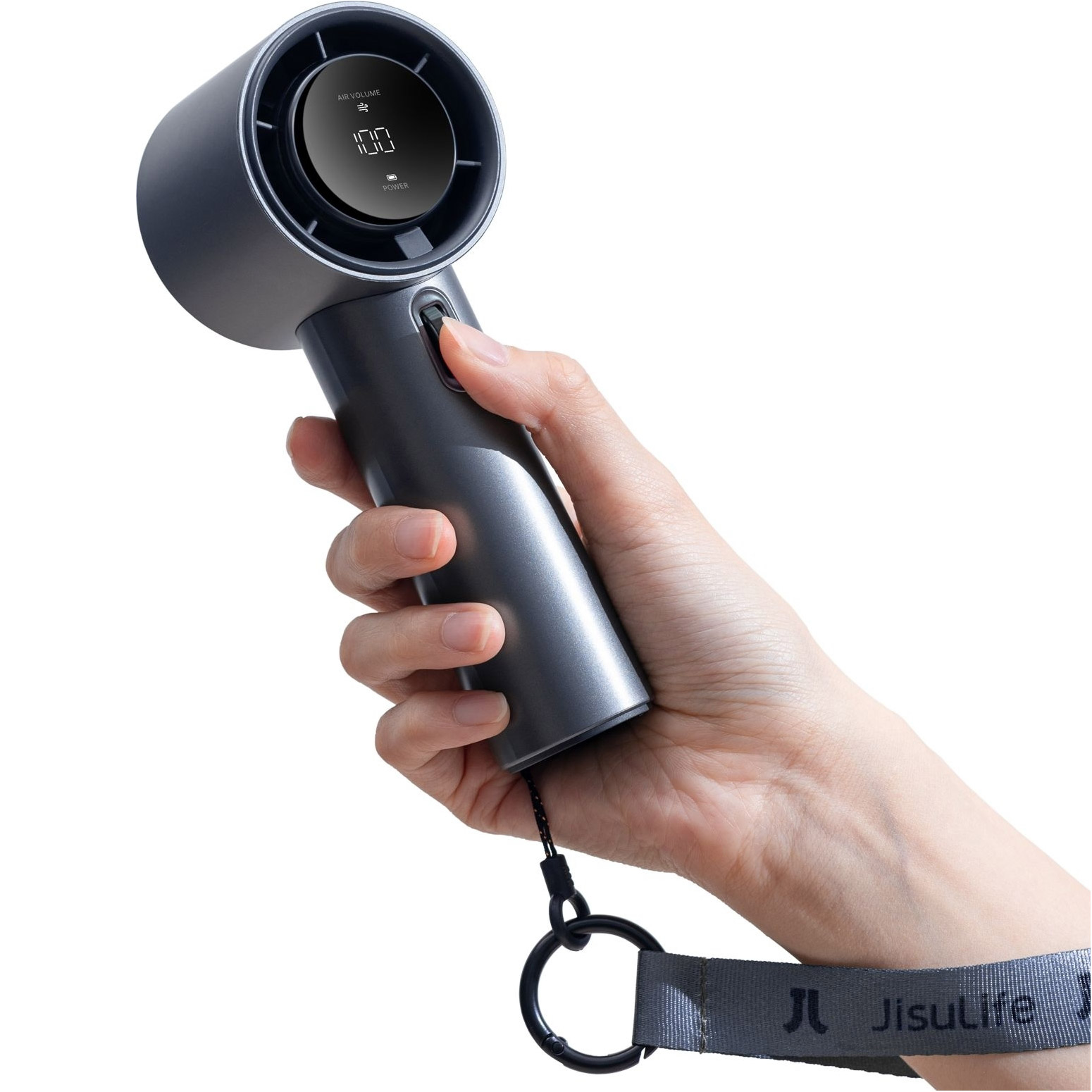 Портативний ручний вентилятор JISULIFE Handheld Fan Pro1 Gray
