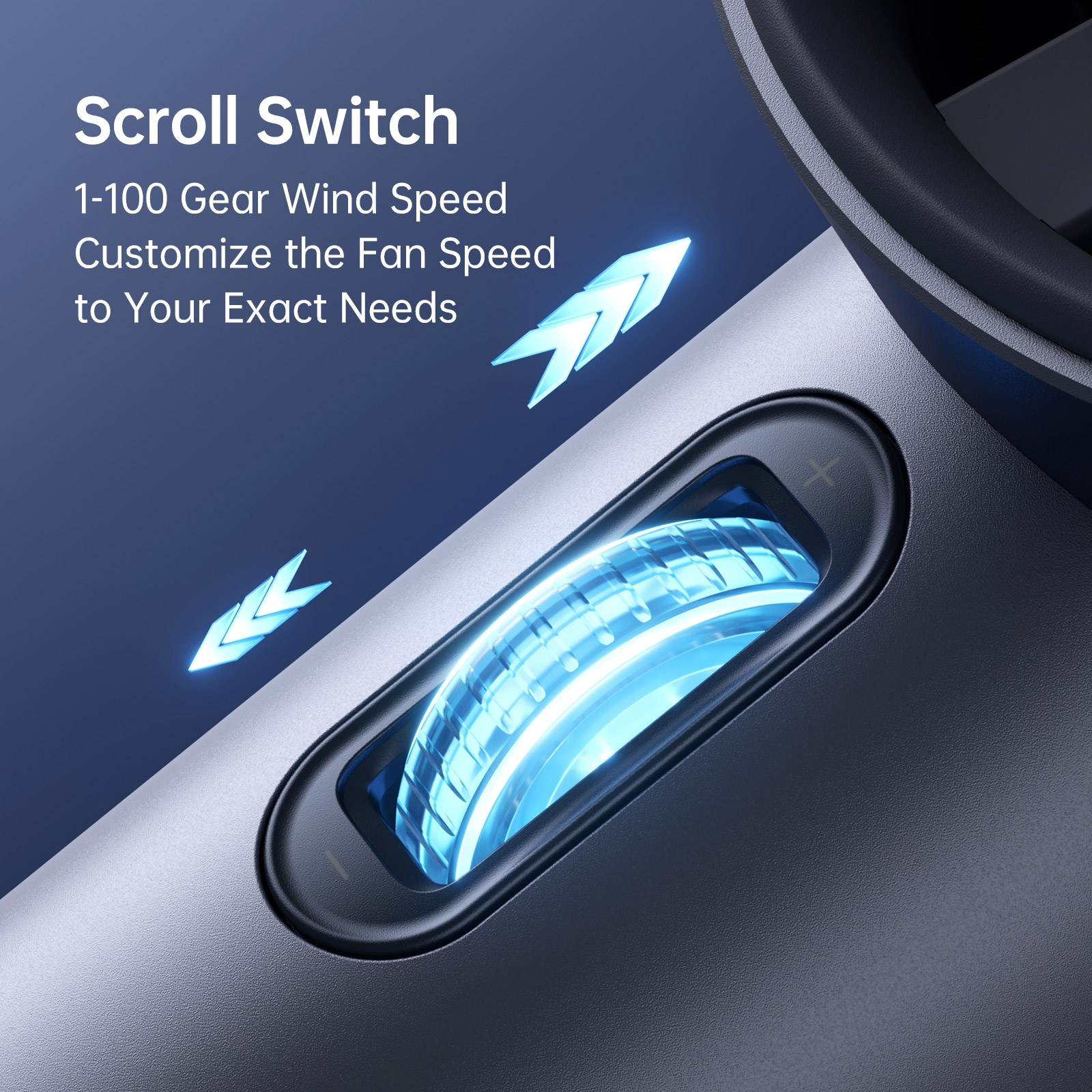 Портативний ручний вентилятор JISULIFE Handheld Fan Pro1 Gray