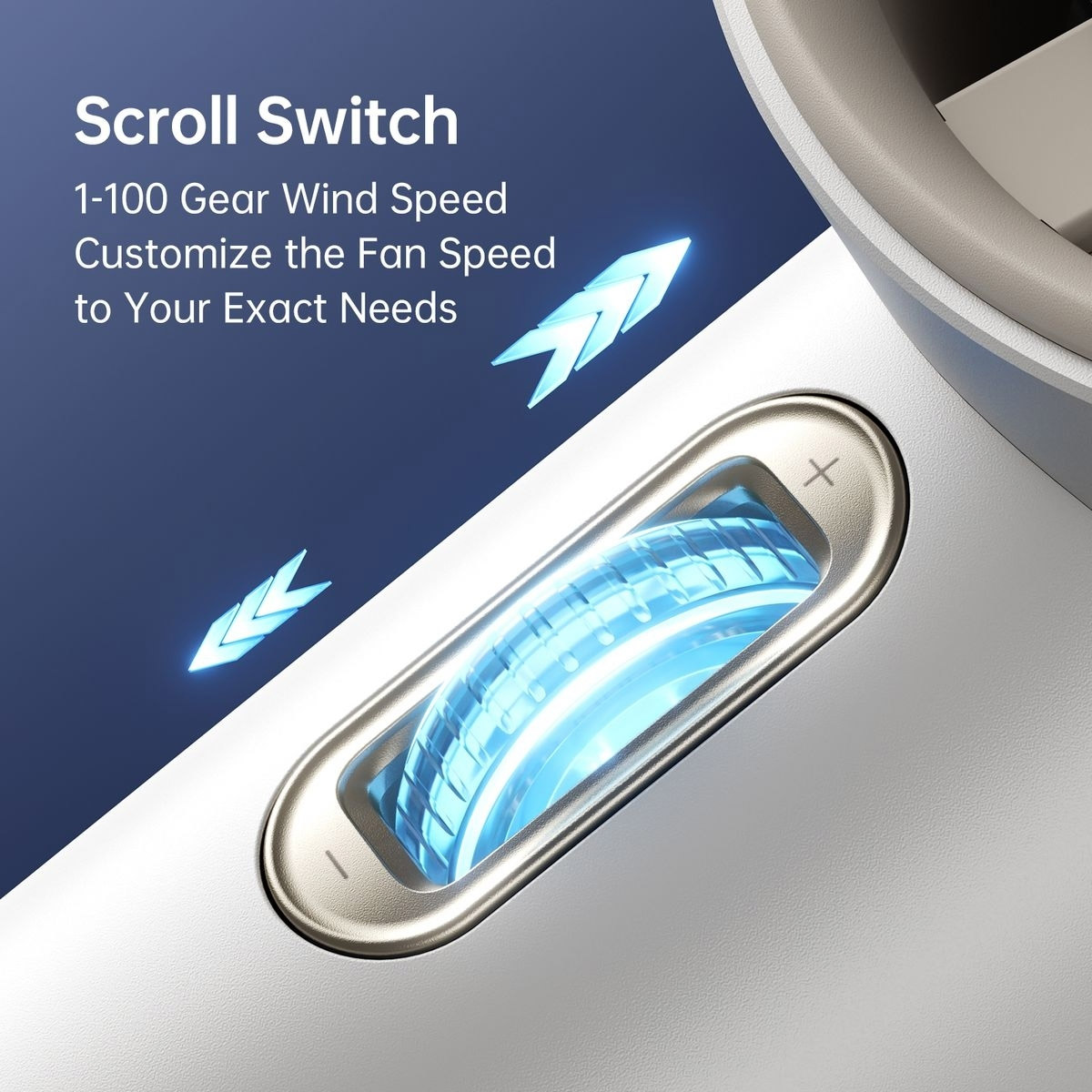 Портативний ручний вентилятор JISULIFE Handheld Fan Pro1 White