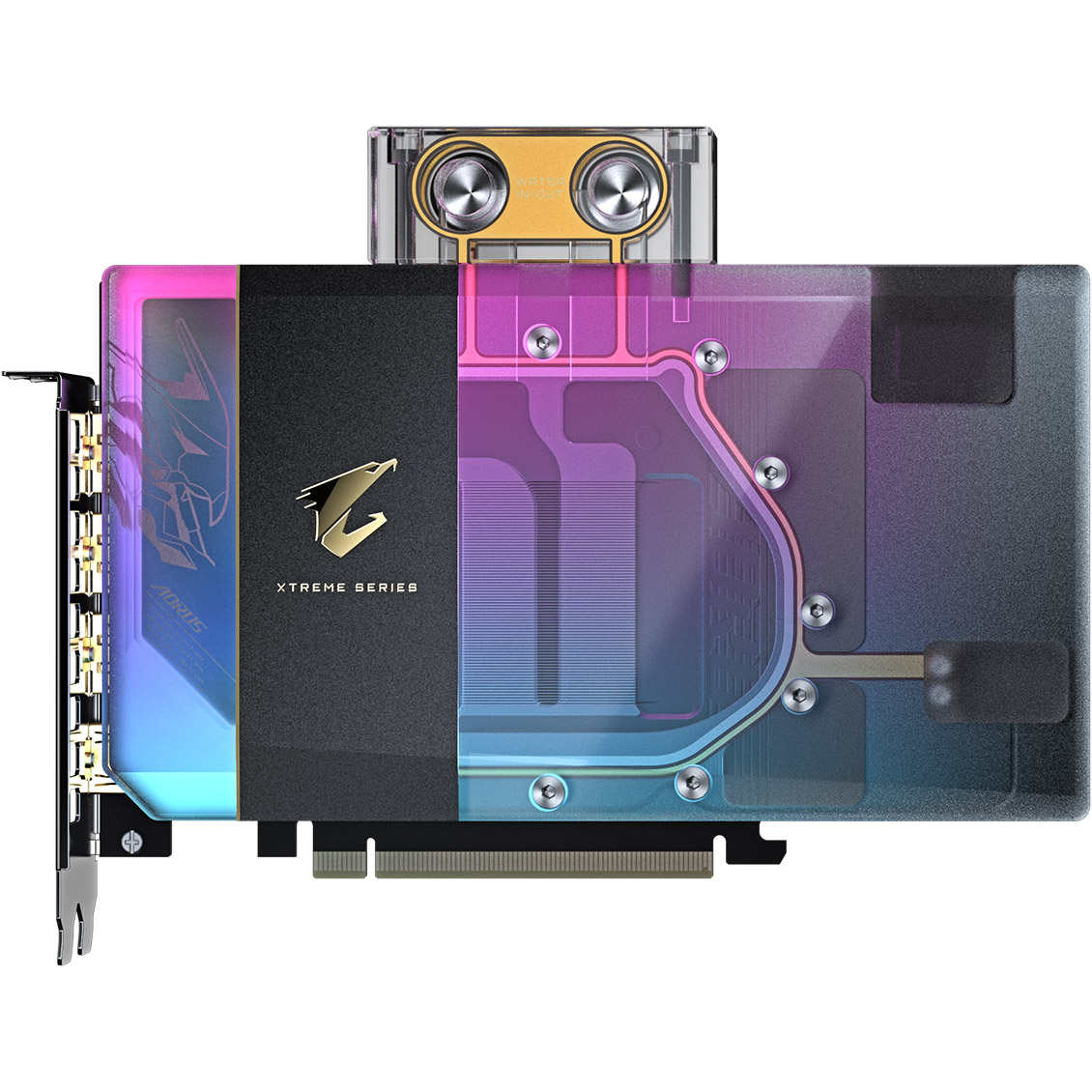 Відеокарта Gigabyte AORUS GeForce RTX 5080 Xtreme WaterForce WB 16G (GV-N5080AORUSX WB-16GD)